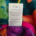 UO FairPlay TIGER Multi Color Plush Pullover Half-Zip Hoodie SIZE SMALL Unisex