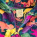 UO FairPlay TIGER Multi Color Plush Pullover Half-Zip Hoodie SIZE SMALL Unisex