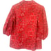 Vintage Bandana Shirt Carefree Fashion M Womens Red Camp Rockabilly Cowgirl USA