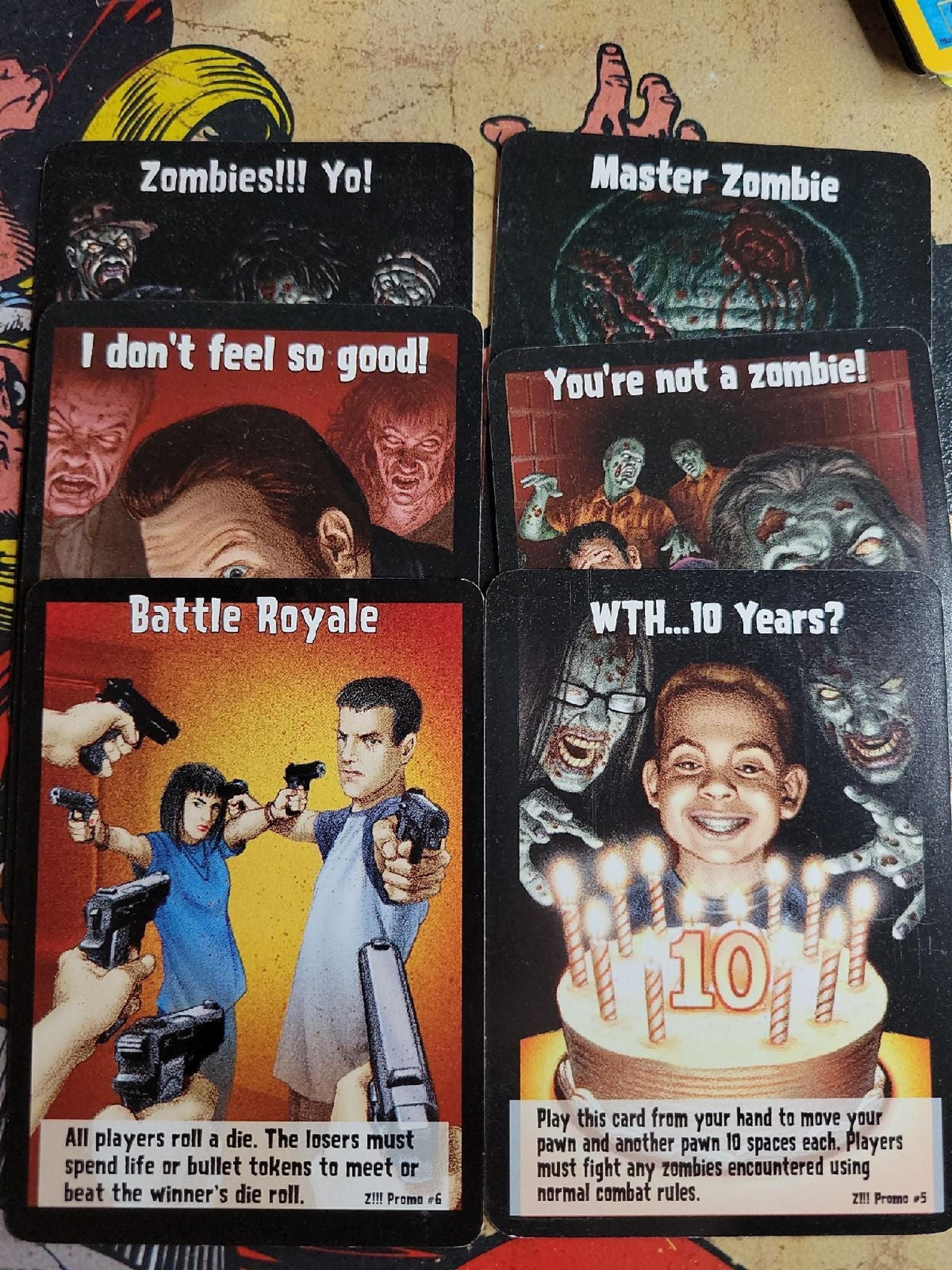 ZOMBIES!!! Board Game Promo card set Twilight Creations