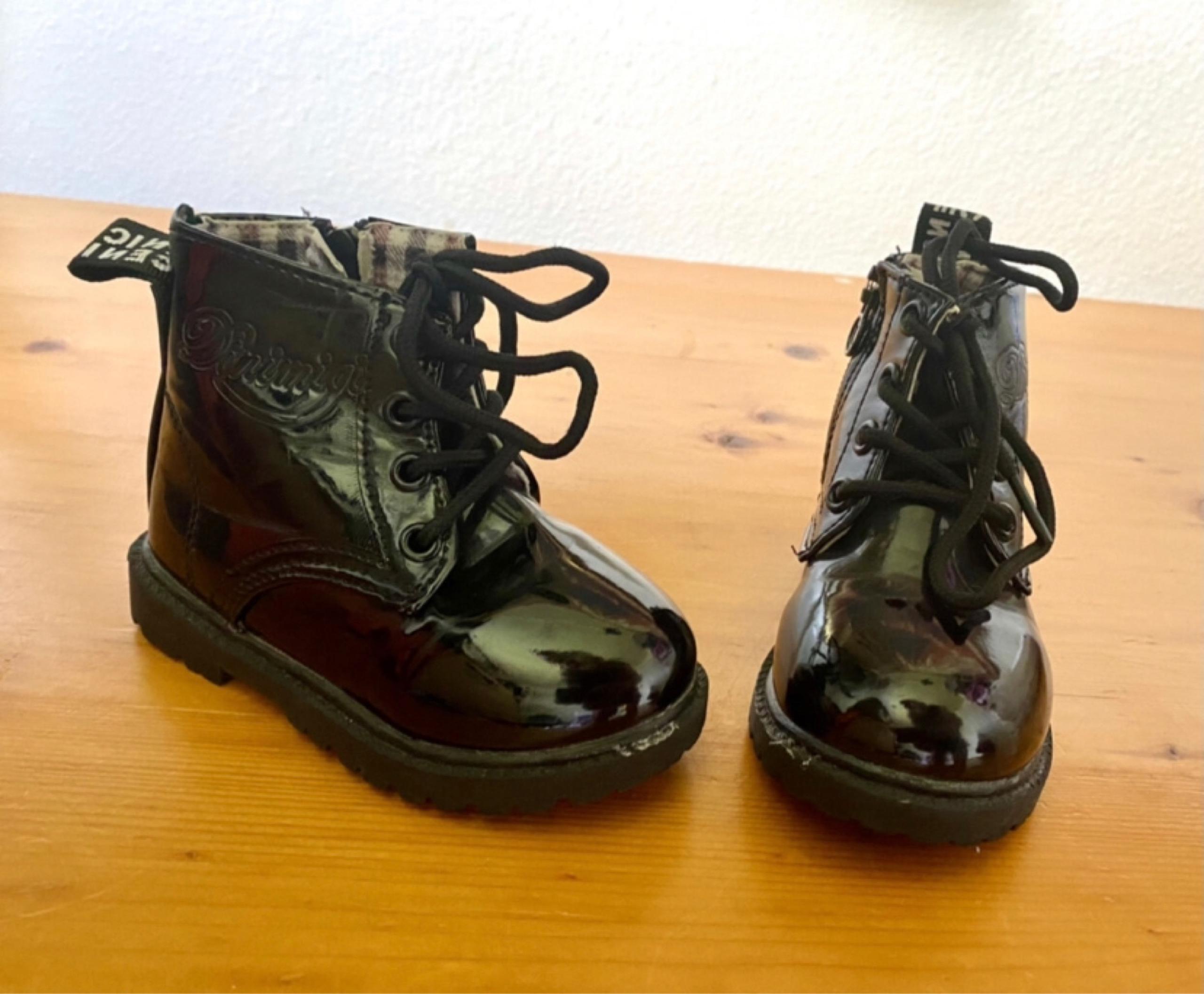Primigi Patent Black Boots