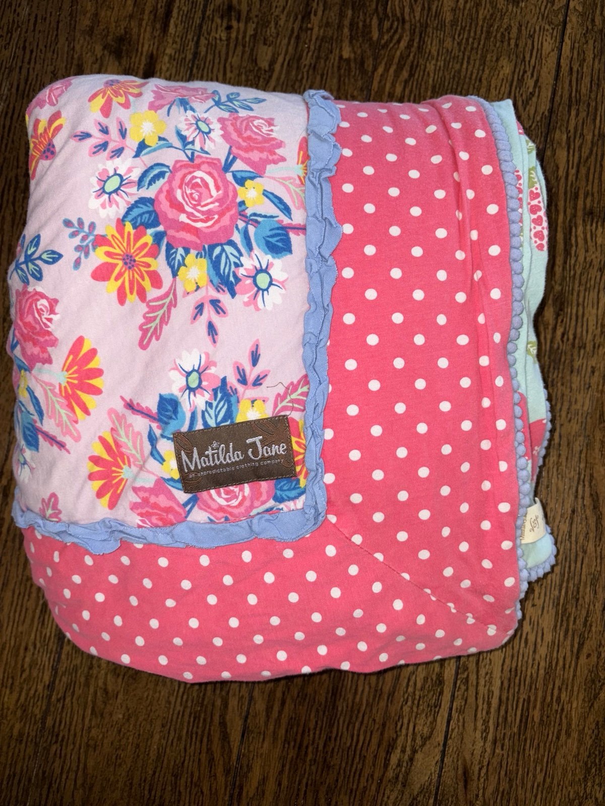 Matilda Jane Strawberry Going Together Ruffle Blanket