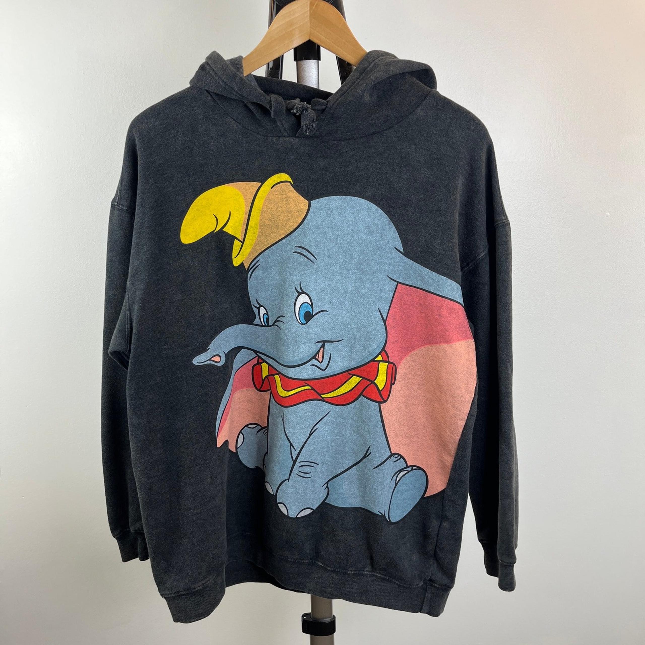NWT Disney Dumbo Hoodie Gray Women Medium