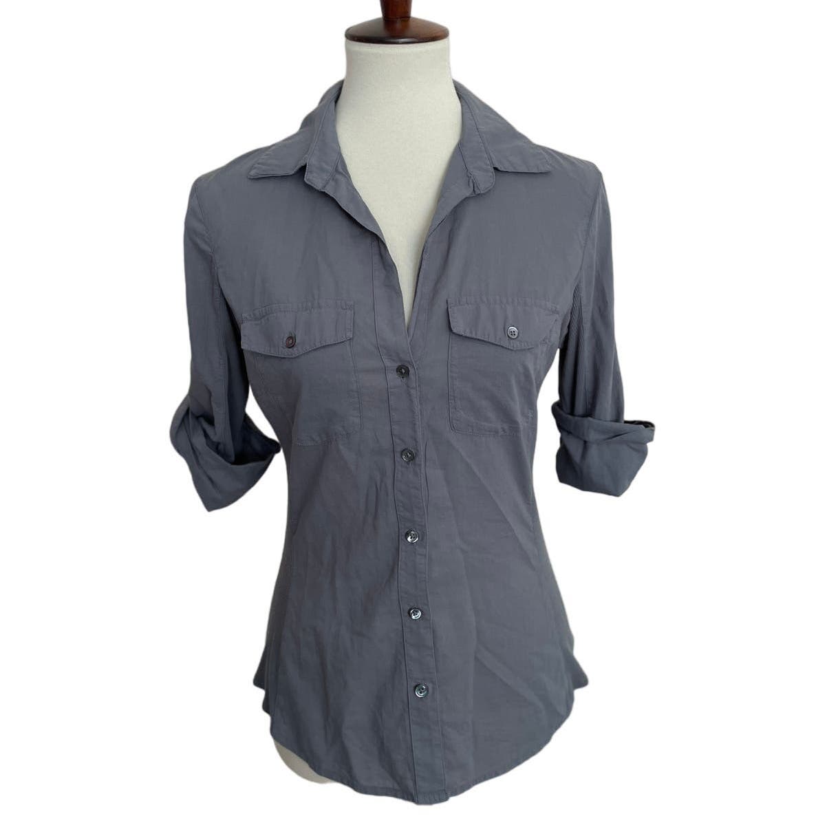 James Perse Slub Side Panel Shirt
