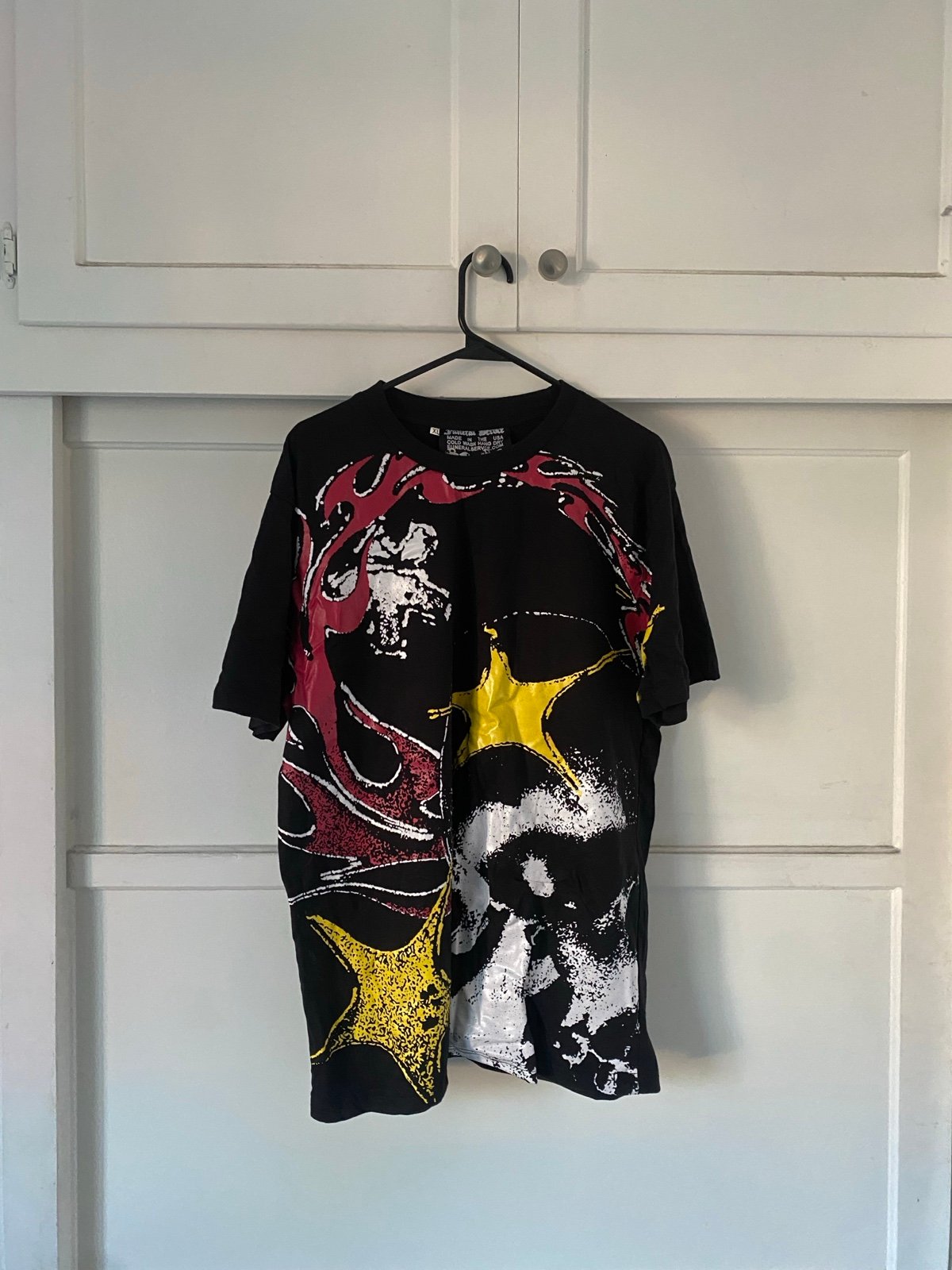 WIFISFUNERAL FS FLAME ALLOVER TEE