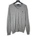 Polo Gray V-Neck Sweater