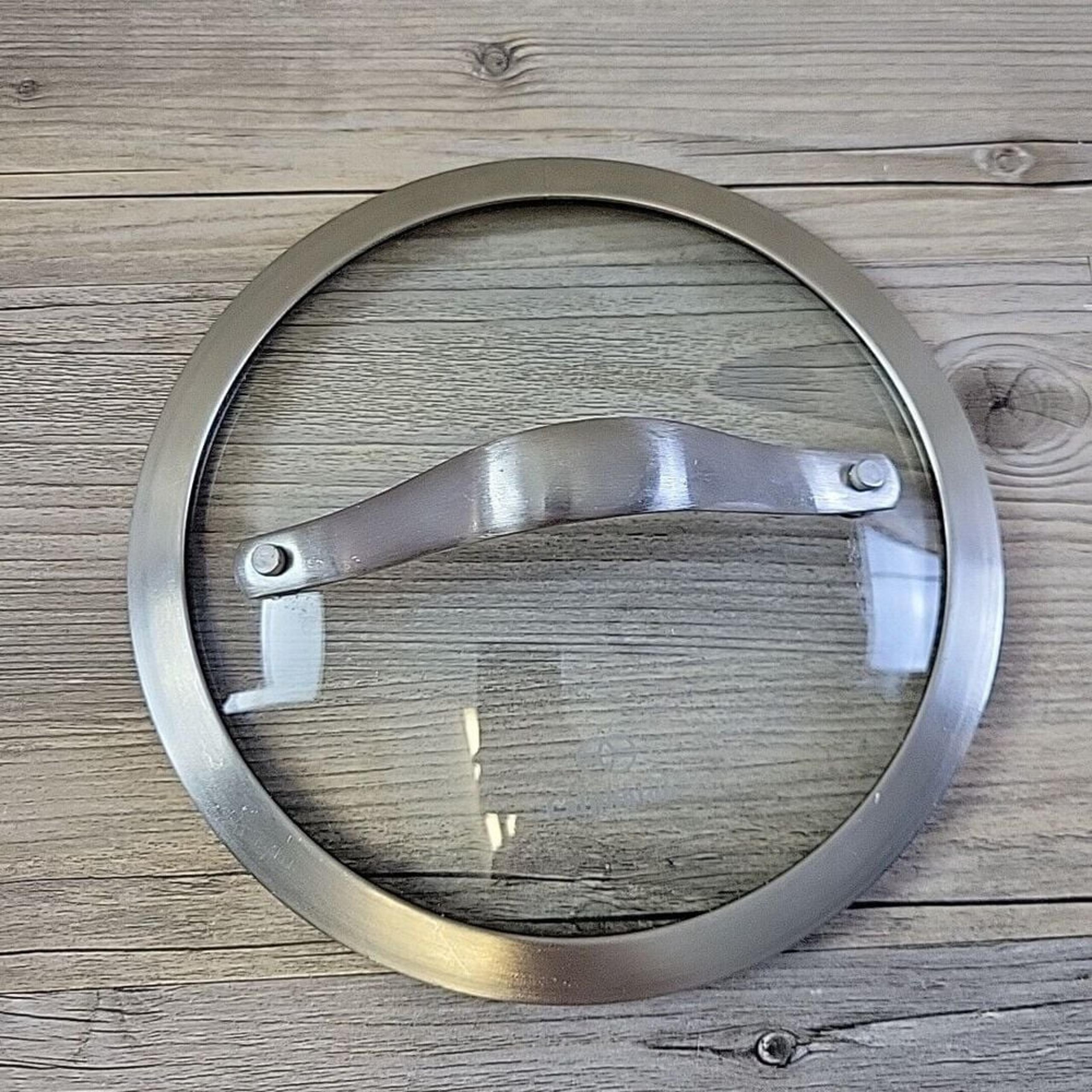 CALPHALON GLASS STAINLESS STEEL 6.5" REPLACEMENT LID 0812714