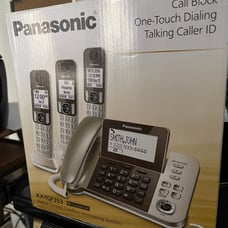 Panansonic 3 Piece Cordless Call Block One Touch Dialing