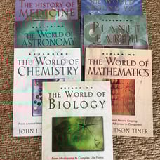 Bundle 7 Exploring The World of Biology Mathematics Planet Earth & four more