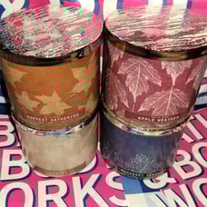 Bath & Body Works FALL CANDLES 4
