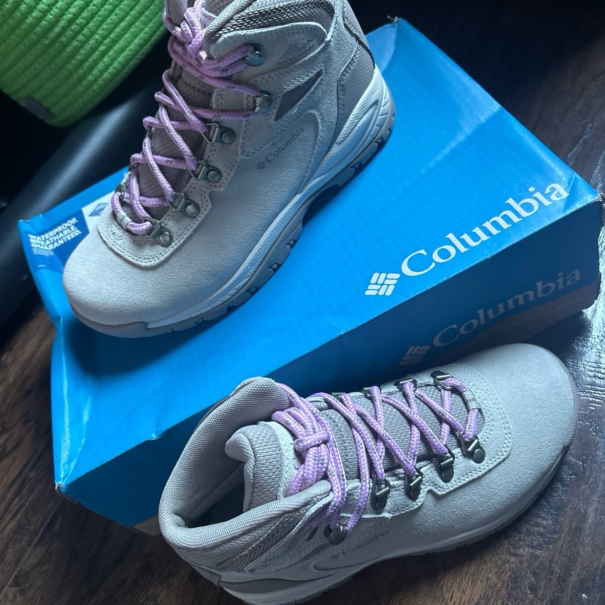 columbia newton Ridge plus waterproof amped wide size 5 women