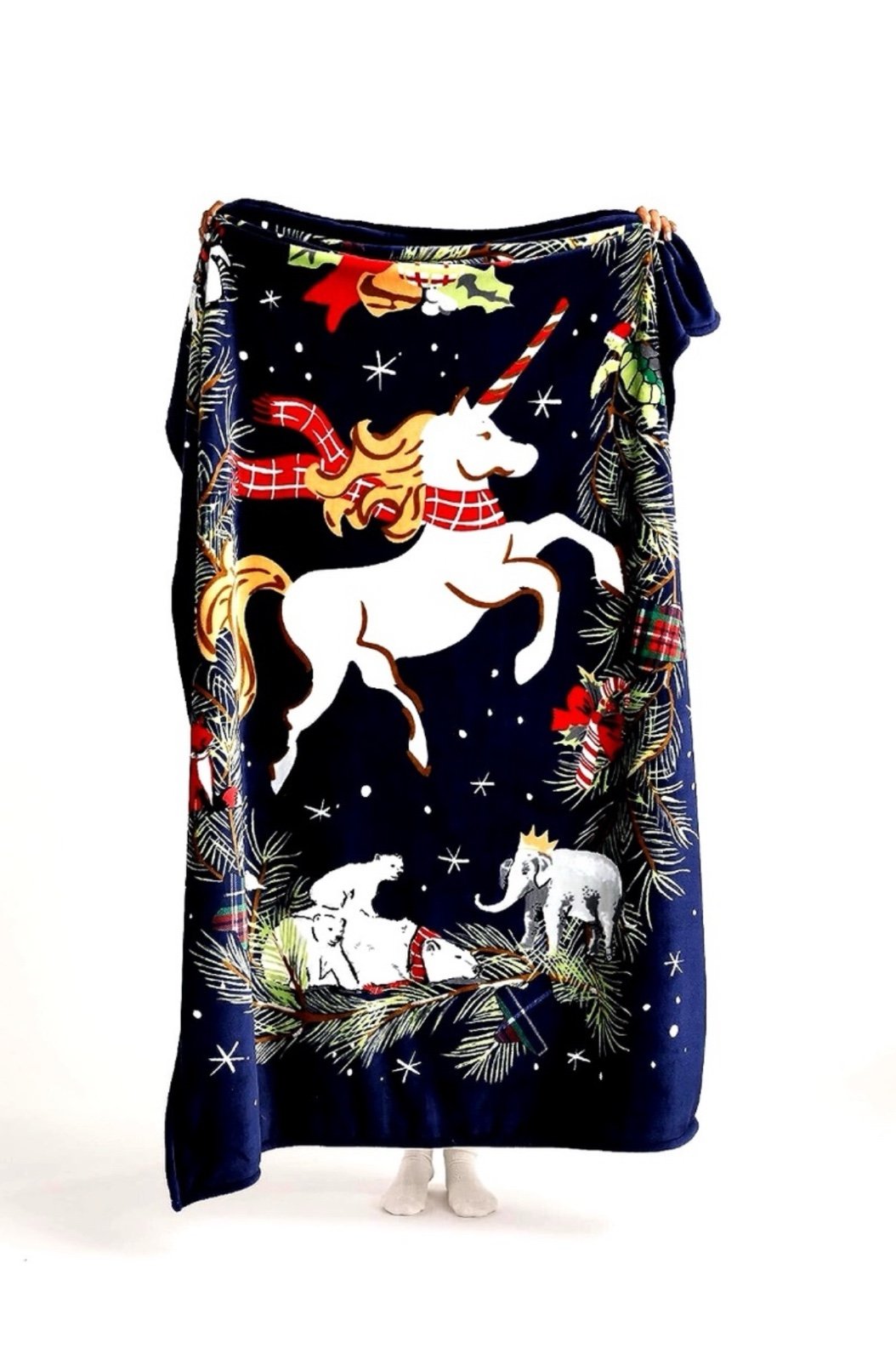 Vera Bradley Plush Throw Blanket, Unicorn, NWT