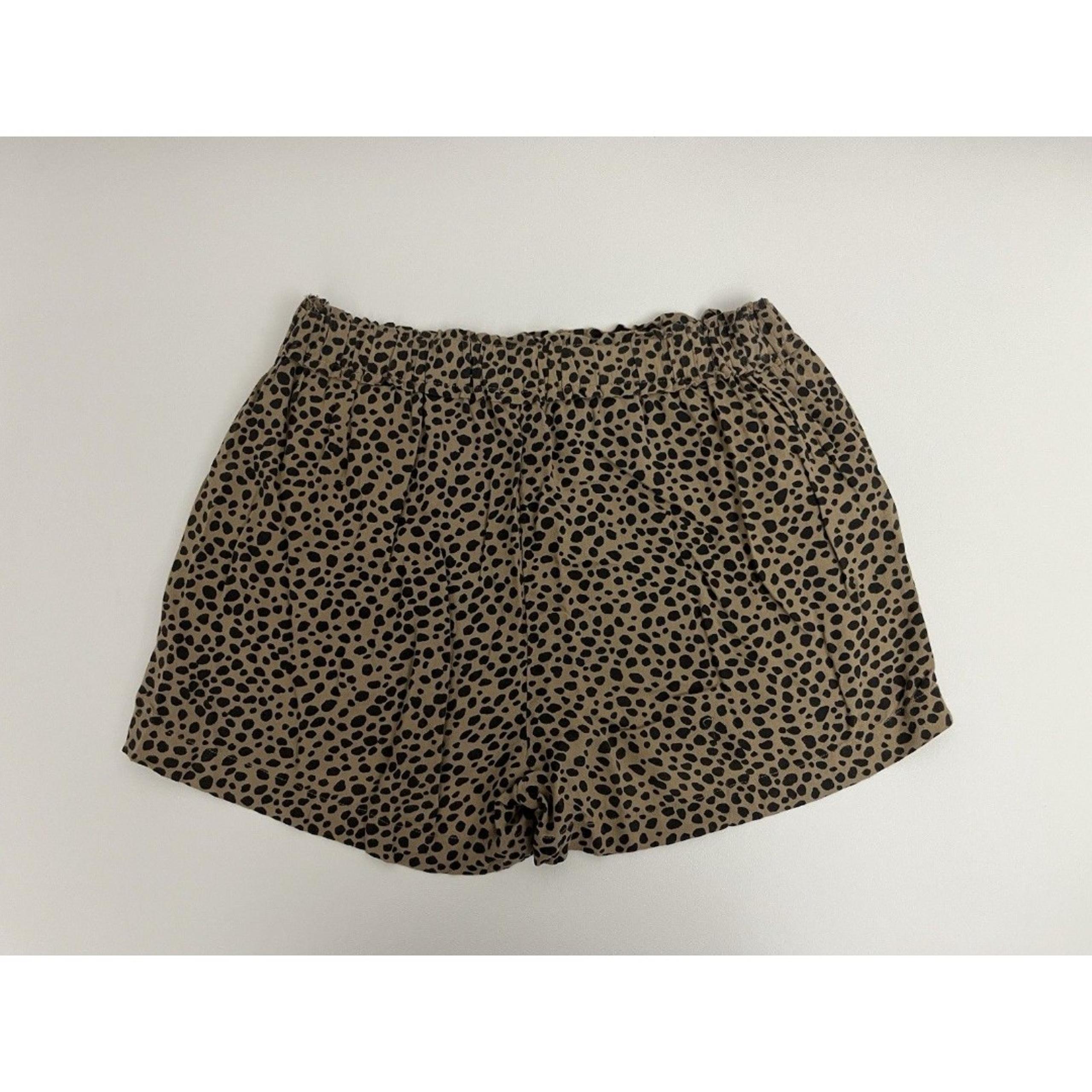 Aerie Women Cheetah Print Pull-on Elastic Waist Shorts Size XS /TP With Pockets