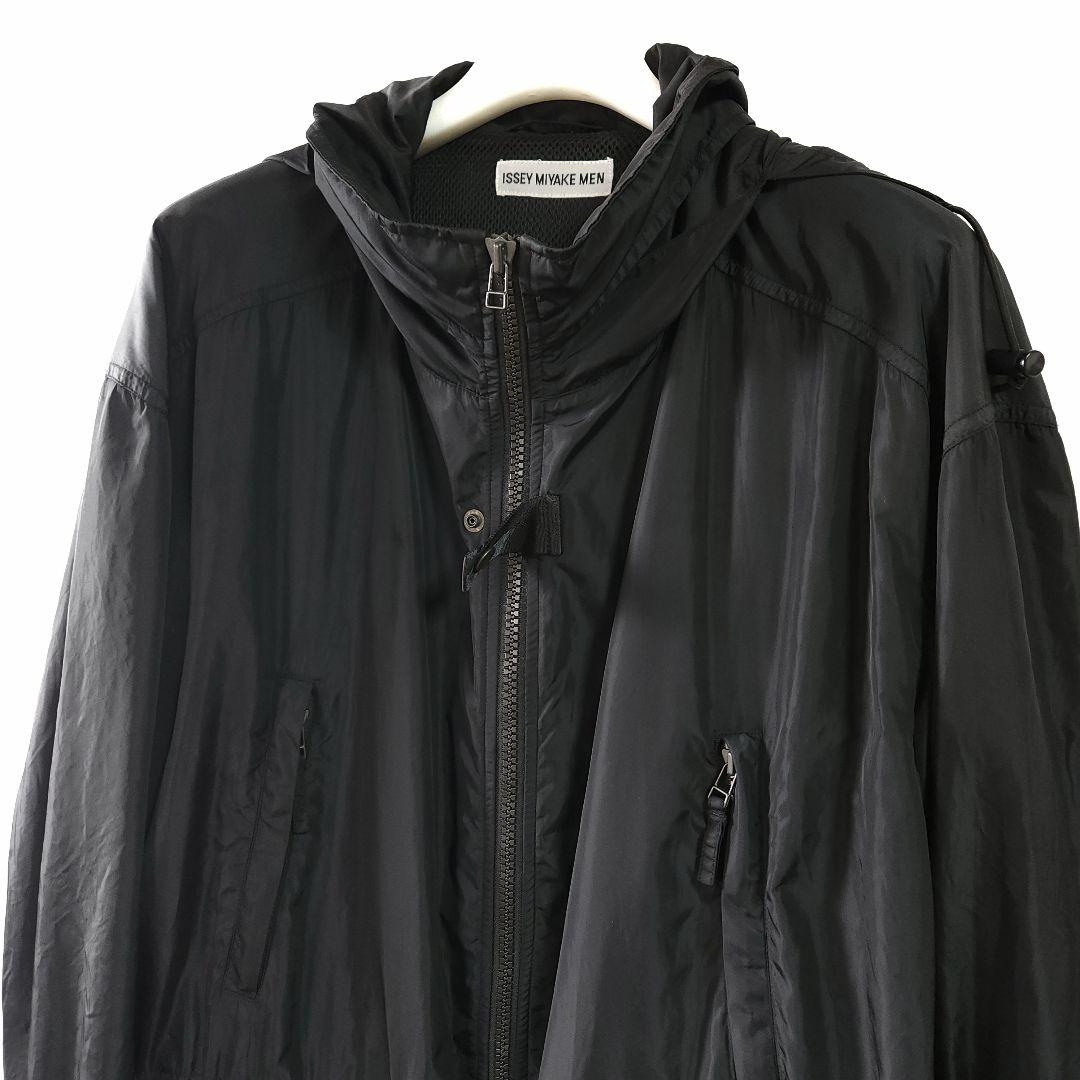 ≪超目玉★12月≫ 97aw ISSEY MIYAKE MEN Parachute Jacket Black ジャケット・アウター