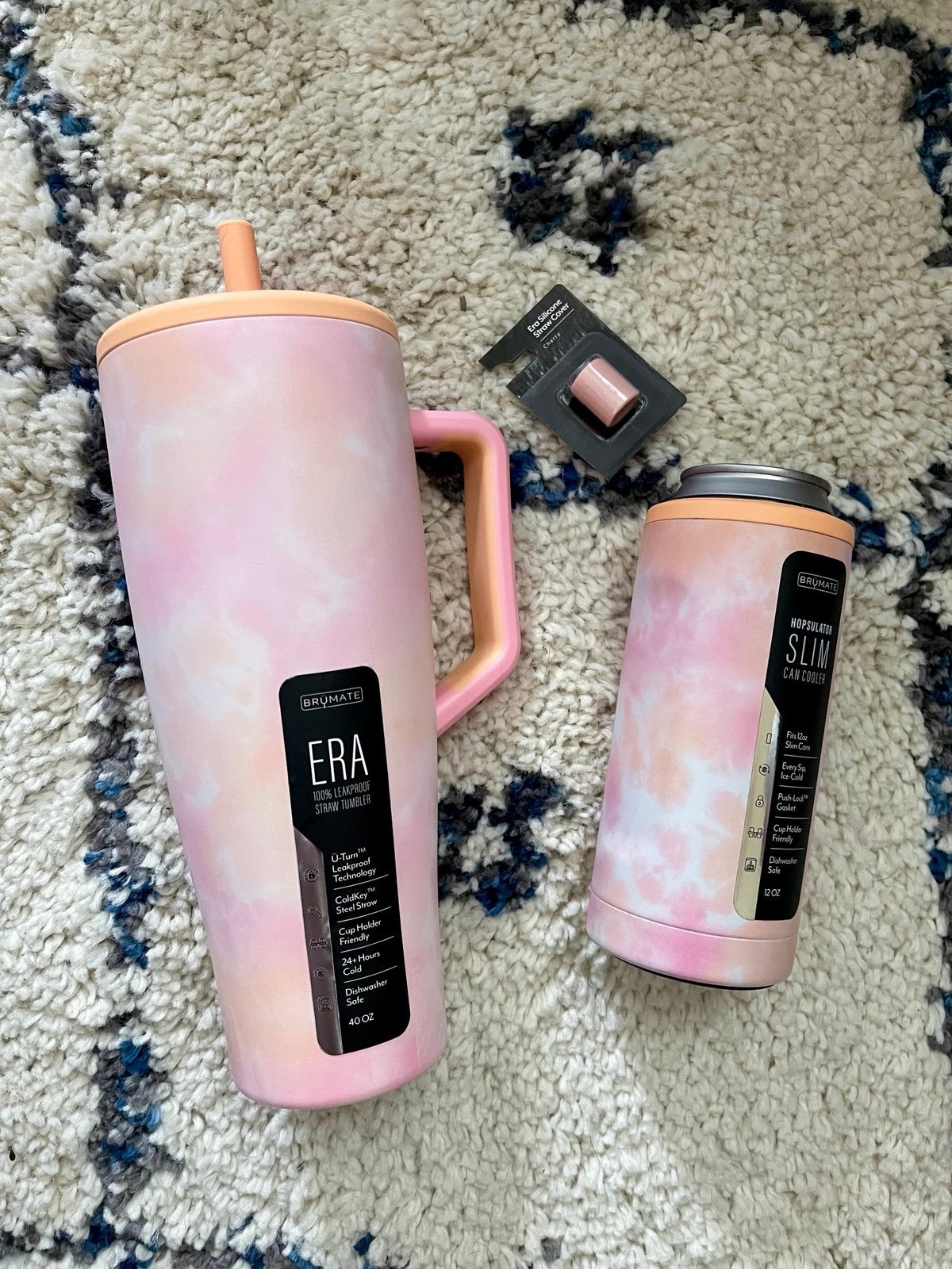 Brumate Dreamsicle Era, Straw cover, & Slim set