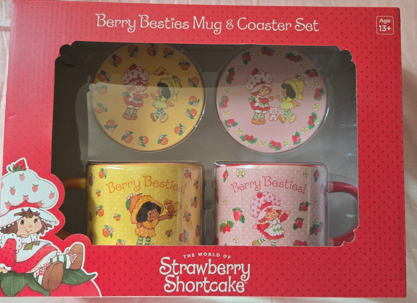 Strawberry Shortcake Berry Besties Mug & Coaster Set