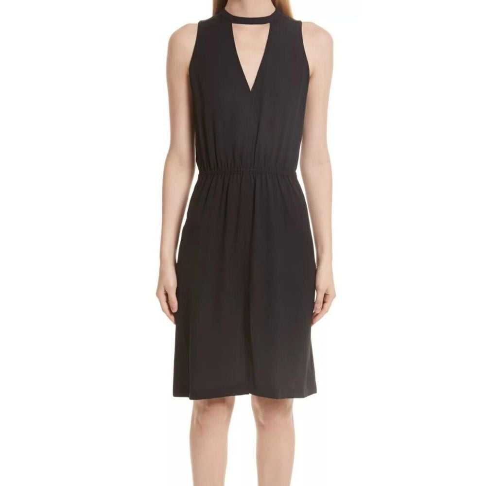 NEW! A.L.C. Women's Kenyatta Silk Dress, Midnight Black, Size 8 495