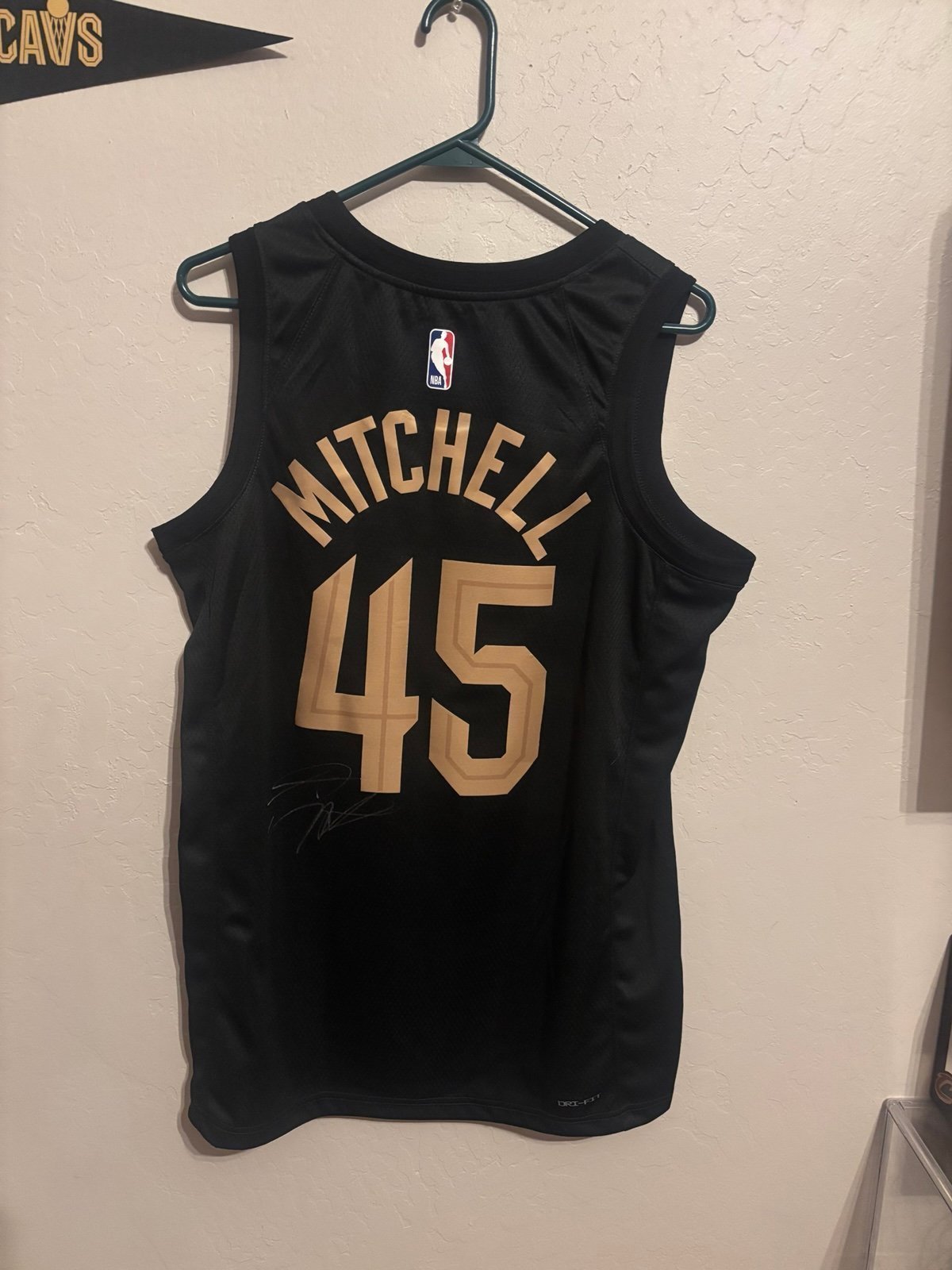 Signed Donovan Mitchell Cavaliers Jersey (Black)