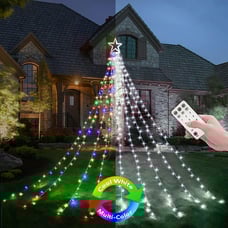 Star String Lights Color Changing Timer with Remote, Waterproof 320 Led