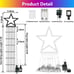 Star String Lights Color Changing Timer with Remote, Waterproof 320 Led