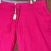 Icy Fashion Linen Blend Hot Pink Wide Leg Pants Sz 2XL drawstring NWT Barbiecore