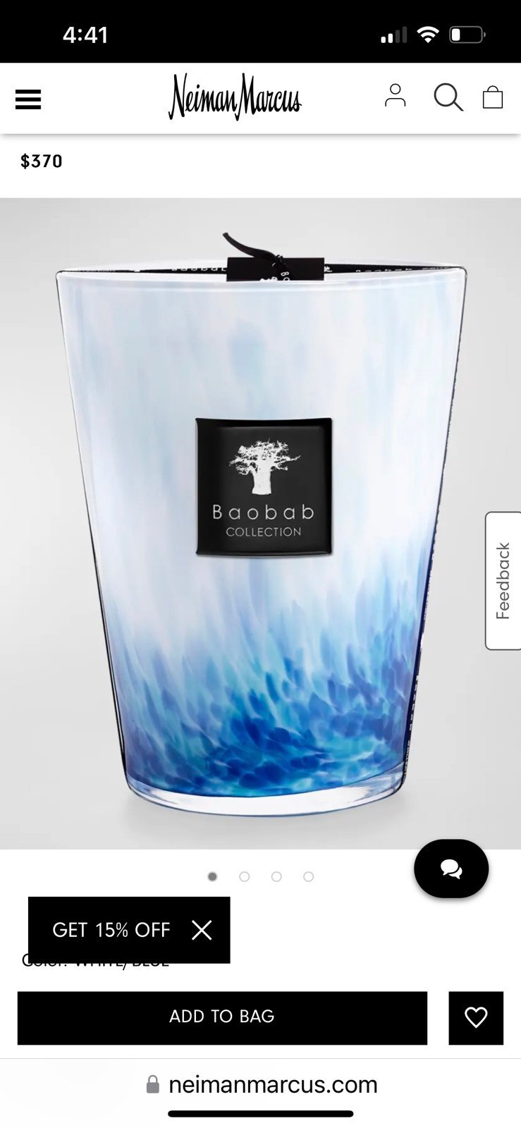 Baobab Collection Max 24 Eden Seaside Scented Candle