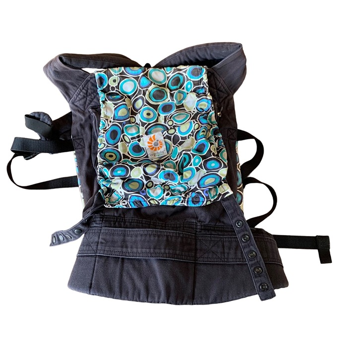 ERGOBABY Original Organic Baby Carrier 7-45 lbs Multi Position Quartz Blue
