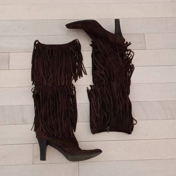 Colin Stuart Suede Boots for Women Mercari