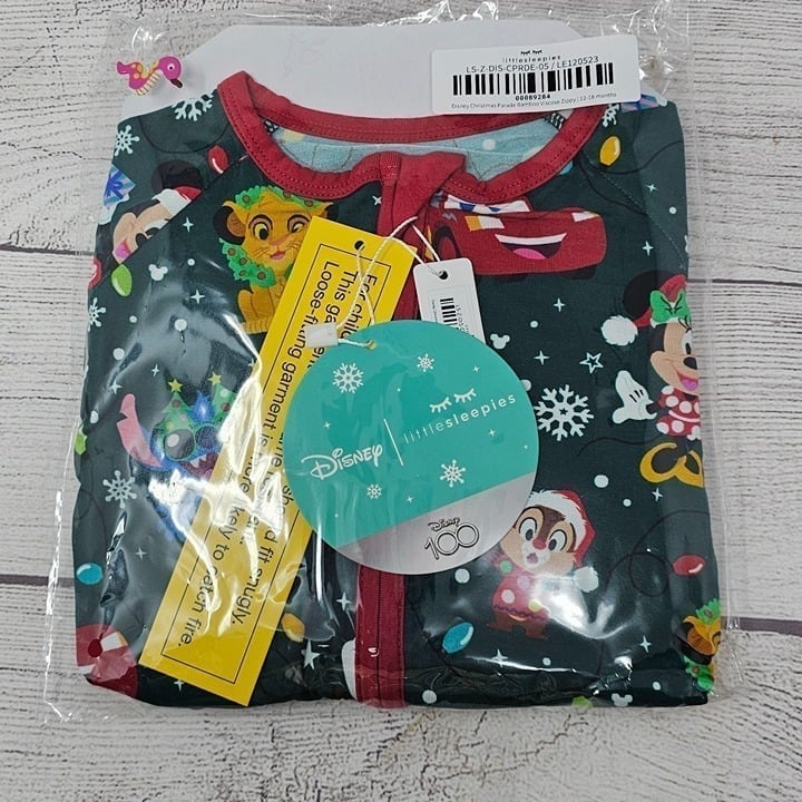 NEW!! Little Sleepies Limited edition Disney Christmas Parade Zippy Size 12-18 m