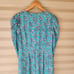 J. Crew women's blue floral ruffle dress
