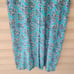 J. Crew women's blue floral ruffle dress