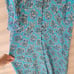 J. Crew women's blue floral ruffle dress
