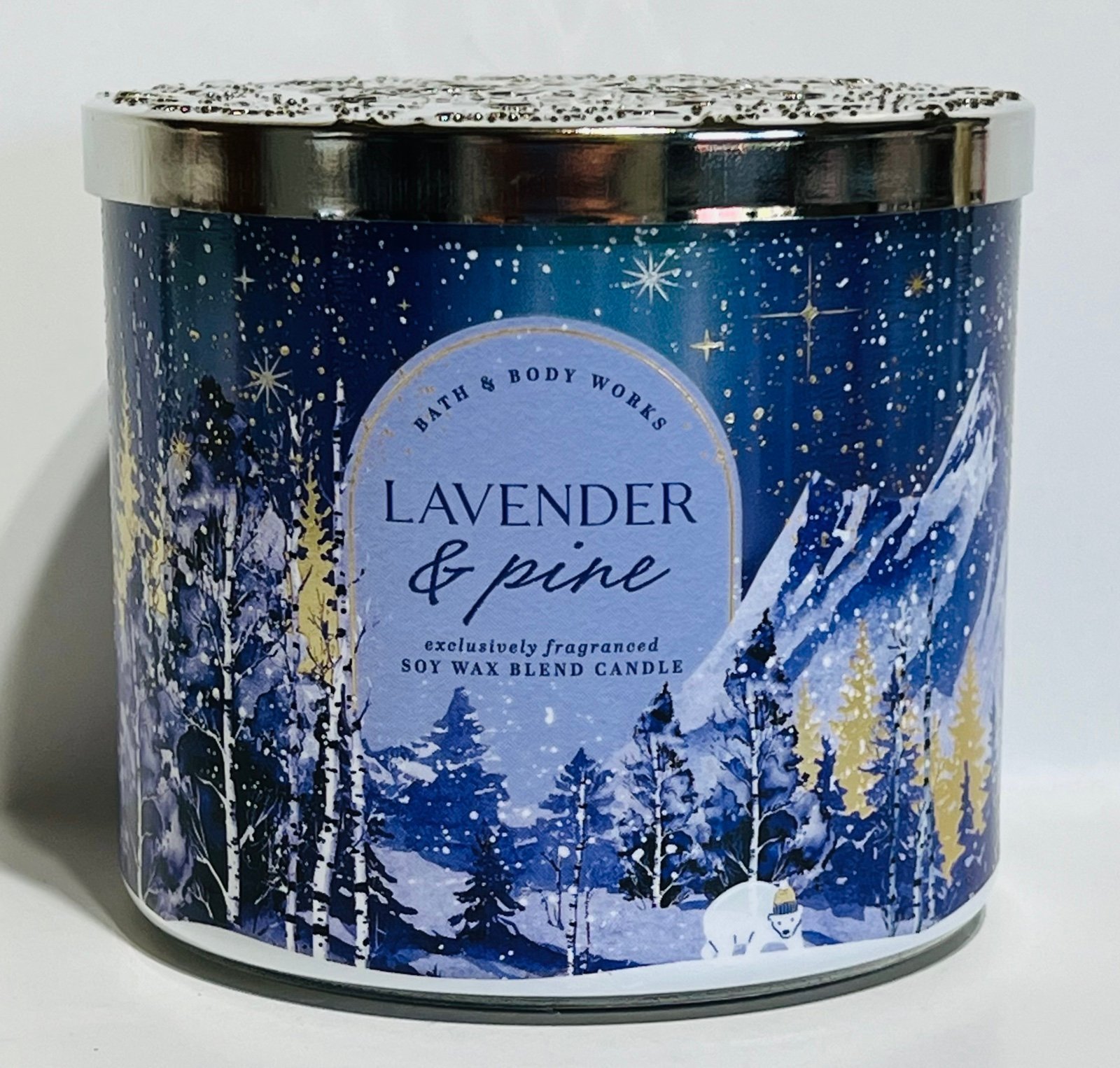 Lavender and Pine 3 Wick Candle by Bath and Body Works