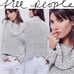 Free People Heather Gray Cowl Neck Twisted Cable Sweater Size Small
