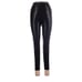 CARBON38 Solid Black Regular Rise Full-length Leggings in Takara Shine - XL