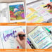 Dual Brush Marker Pens, 72 Colors Art Markers Set with Fine and Brush Tip for Ki
