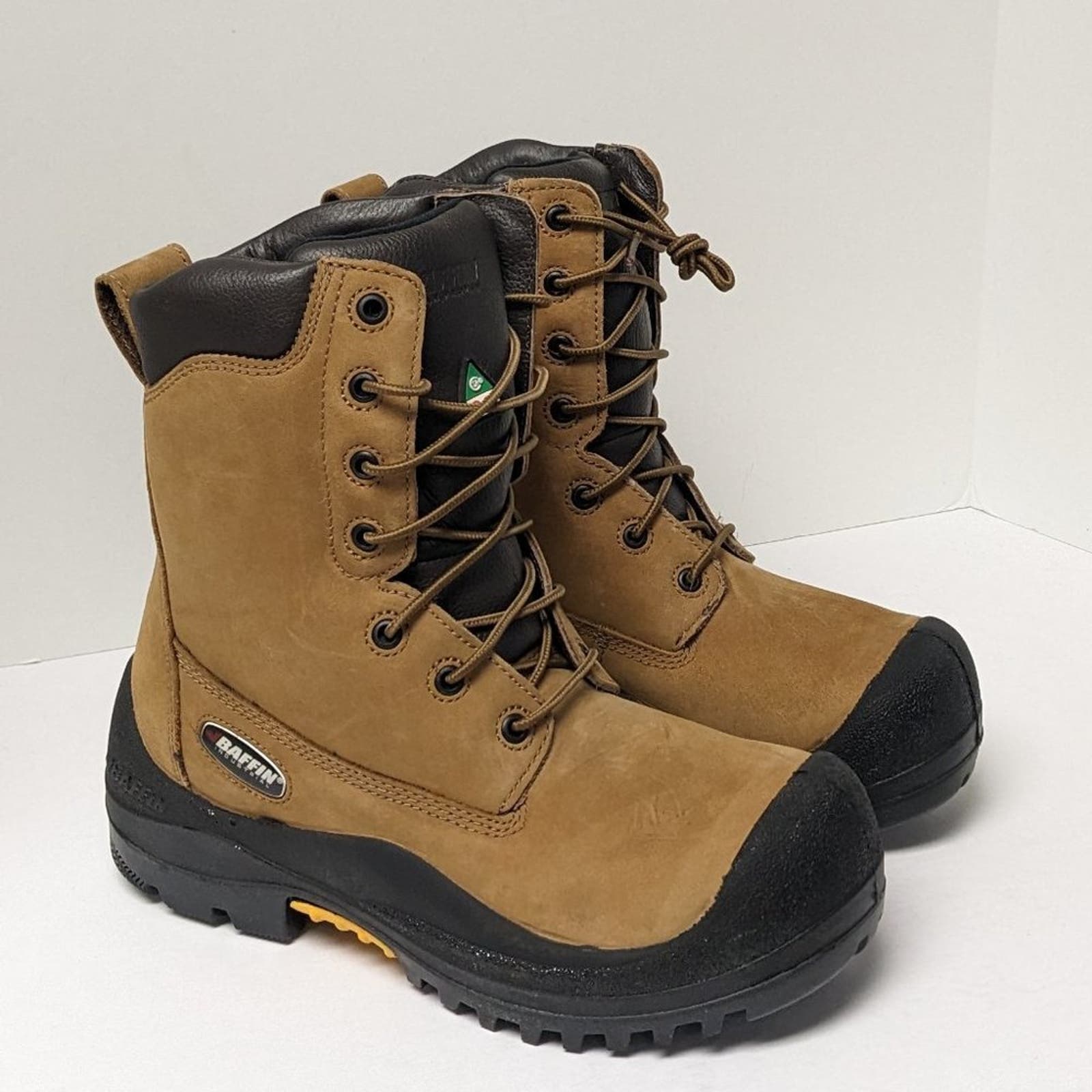 Baffin Classic 8 Safety Toe Work Boots, Brown, Men's 9 M