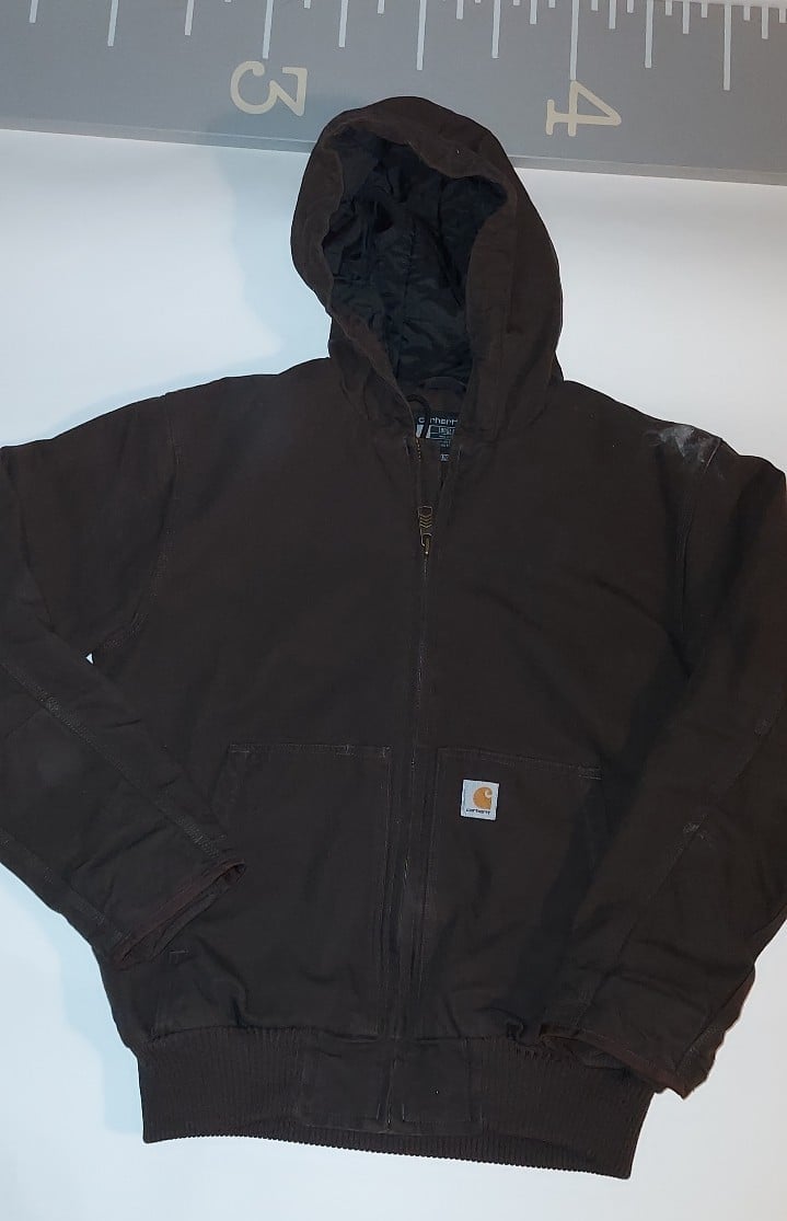 Carhartt Jacket Loose Fit Size Medium Chocolate Brown