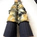 Camouflage Knee Socks Green Sweatshirt Leg Warmers Thigh Highs Fleece Leggings