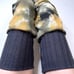 Camouflage Knee Socks Green Sweatshirt Leg Warmers Thigh Highs Fleece Leggings