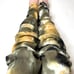 Camouflage Knee Socks Green Sweatshirt Leg Warmers Thigh Highs Fleece Leggings