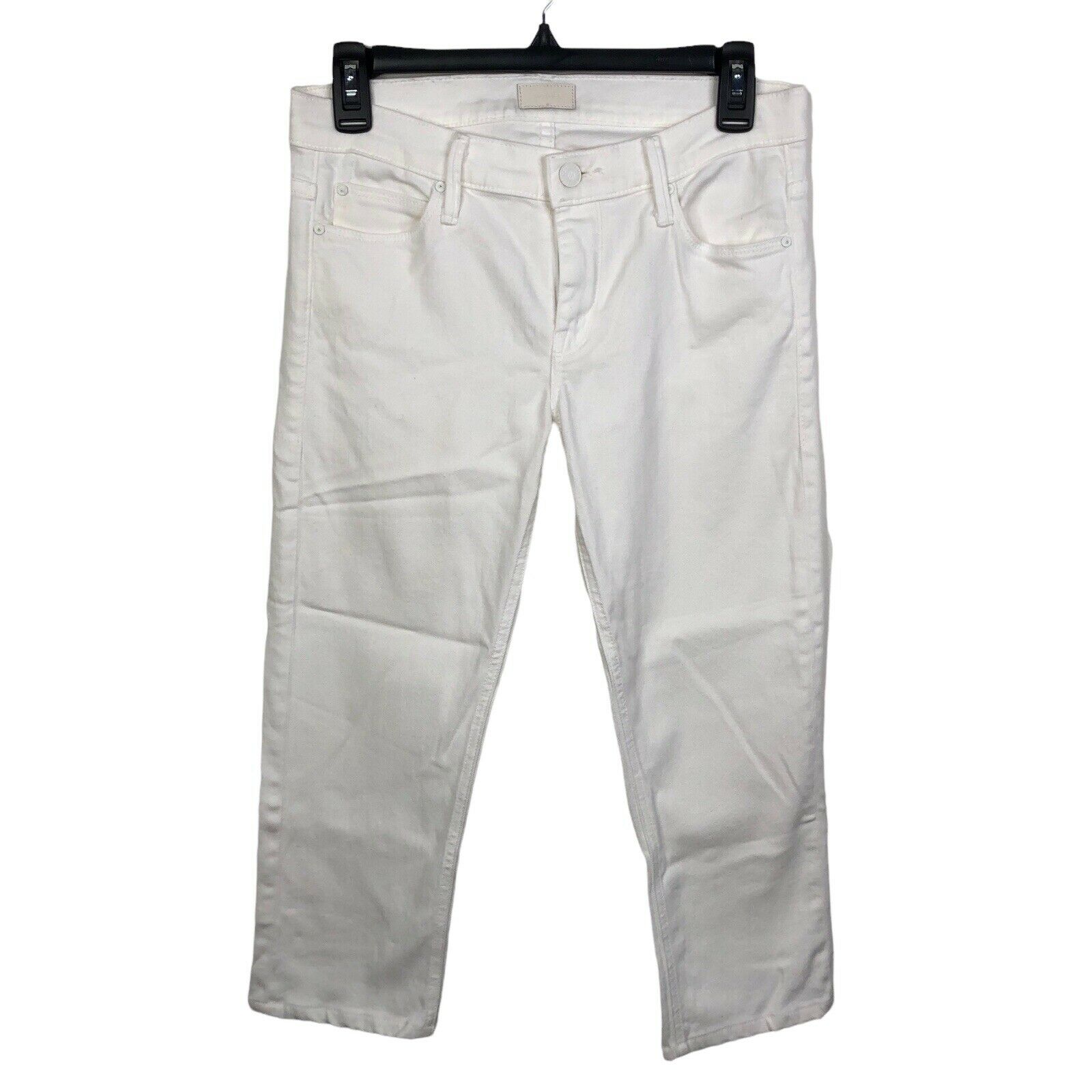 MOTHER Jeans The Runaway Cropped in Sleeping Beauty White Women's Size 27