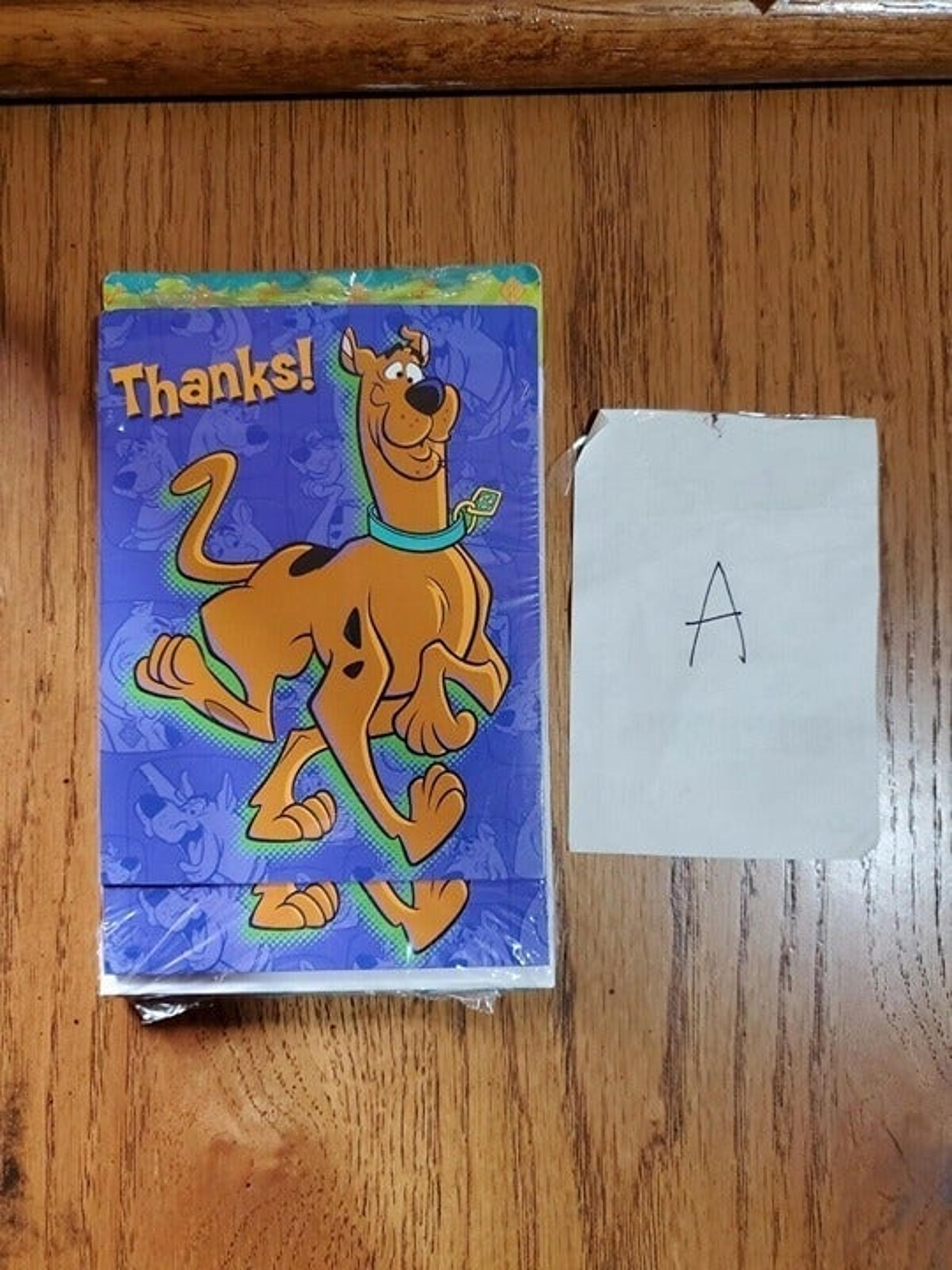 New Party Express Hallmark Cartoon Network Scooby-Doo 8 Thank-You Notes (A)
