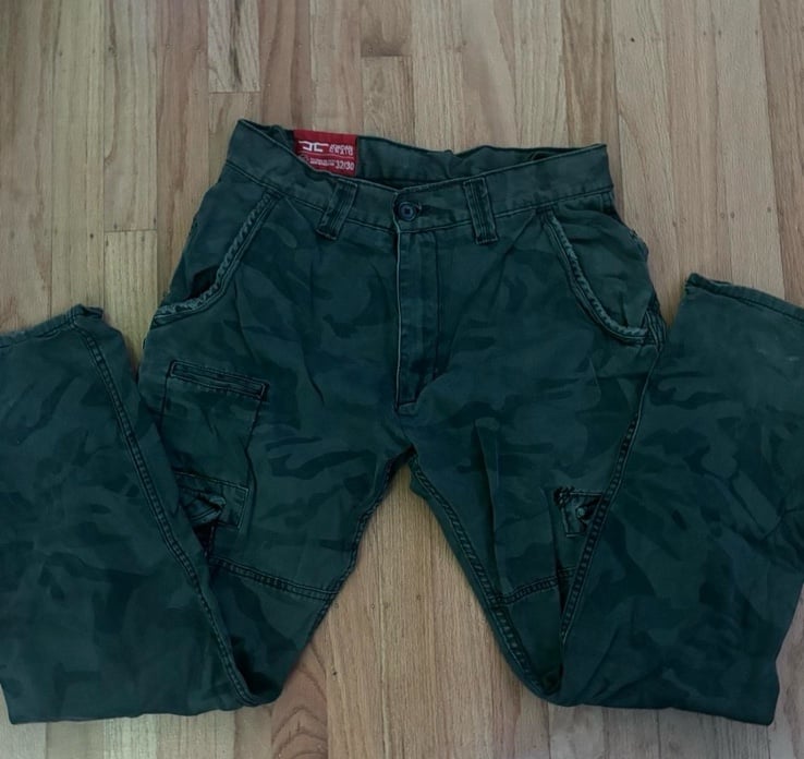 Camo cargo pants