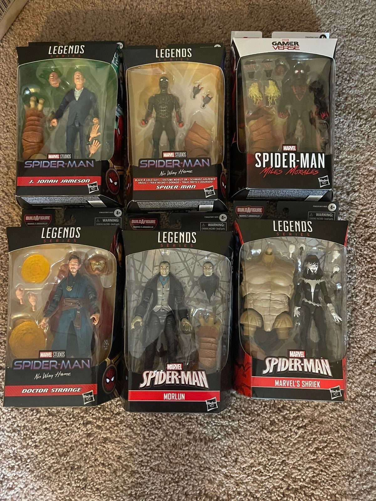 Spider Man Noway Home Marvel Legends Armadillo man wave