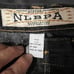 NLBPA Negro League Baseball Players Label Loose Fit Black Wash Jeans 36x32