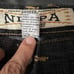 NLBPA Negro League Baseball Players Label Loose Fit Black Wash Jeans 36x32