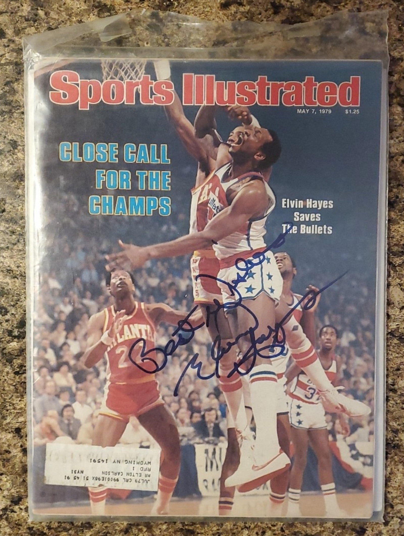 Elvin Hayes Autographed May 7, 1979 Sports Illustrated