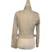 Guess Womens Lamb Leather Solid Ivory Long Sleeve Motorcycle Jacket Small