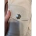 Guess Womens Lamb Leather Solid Ivory Long Sleeve Motorcycle Jacket Small